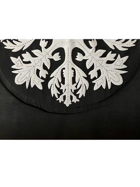 Black Clutch with Hawaiian Quilt Made in Hawaii Vintage